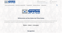 Desktop Screenshot of greten.de